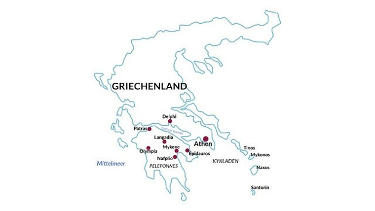 TARUK Griechenland Karte