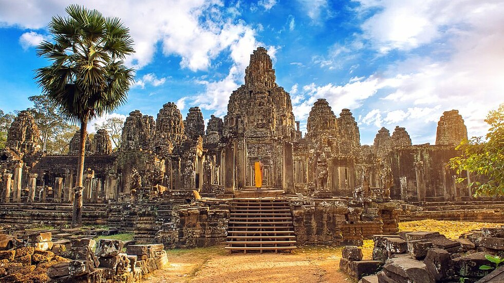 Tempel in Angkor Wat in Kambodscha