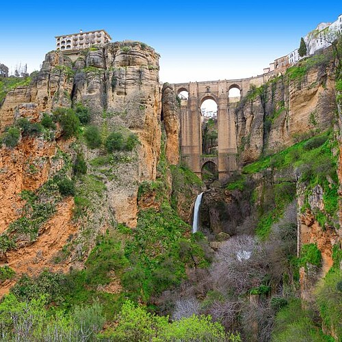 Guadelevín-Schlucht in Ronda Andalusien Spanien