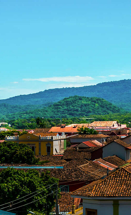 Blick auf die Stadt Granada in Nicaragua